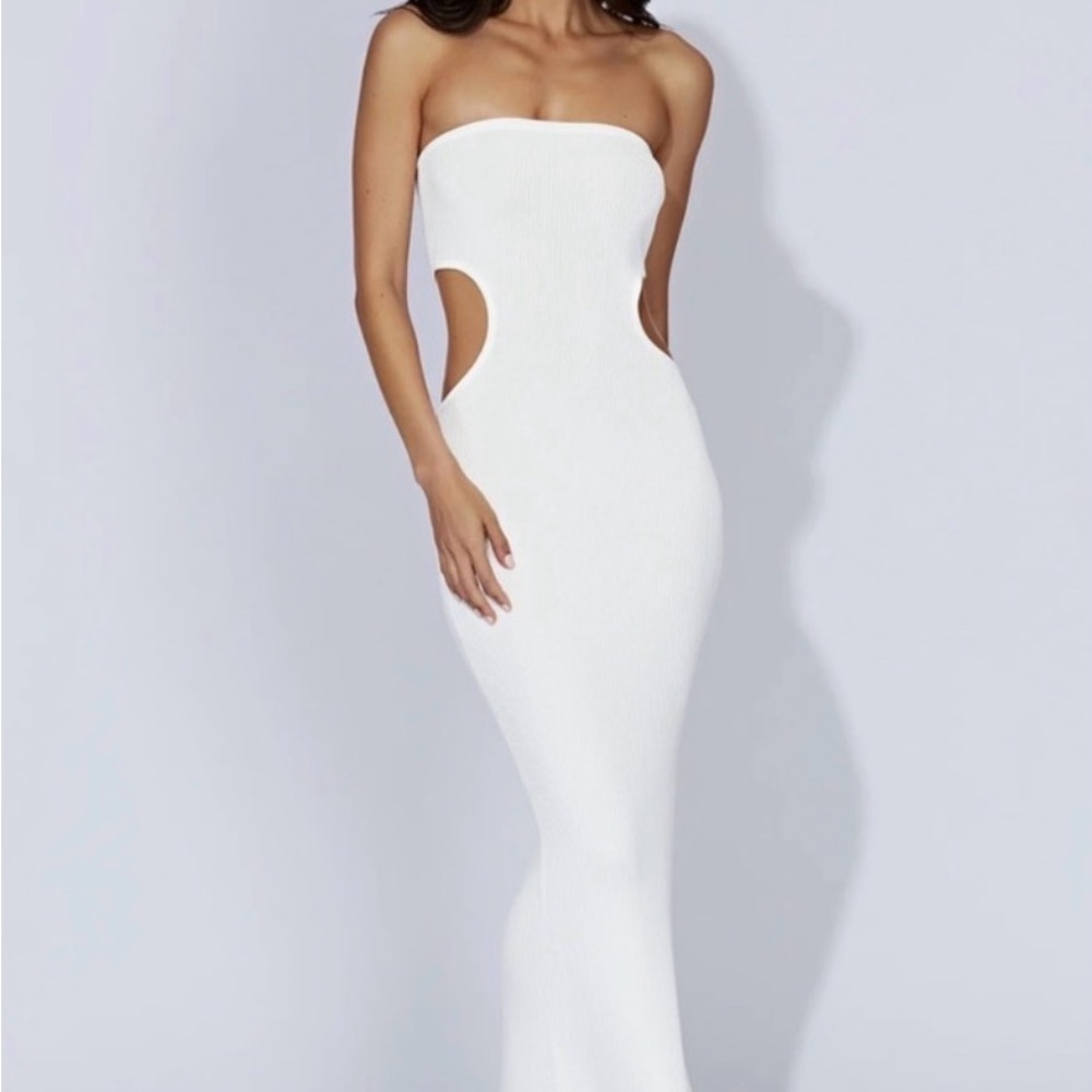 Meshki strapless dress